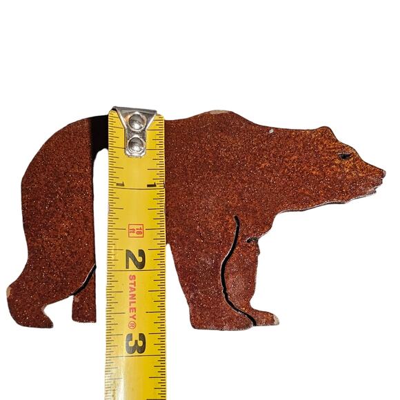 Decorative Magnets Bear Moose 5" Refrigerator Metal Rustic Wilderness Animal - Picture 3 of 9